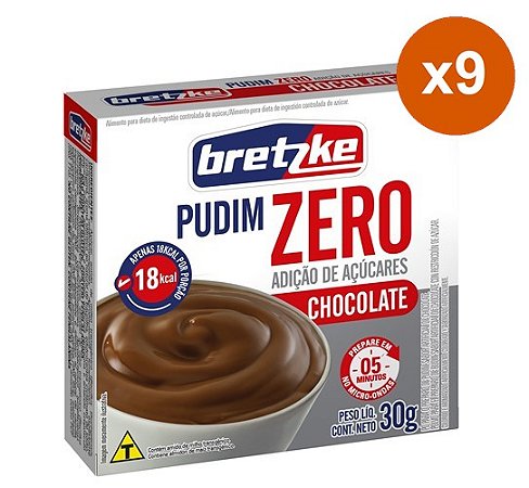Po Pudim Diet Bretzke Chocolate 9x30g