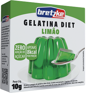 Gelatina Po Diet Bretzke Limao 9x10g