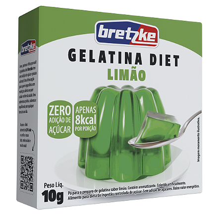 Gelatina Po Diet Bretzke Limao 9x10g