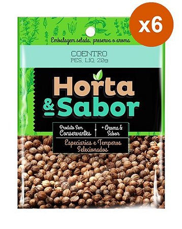 Coentro em Grao Sache 06x20g