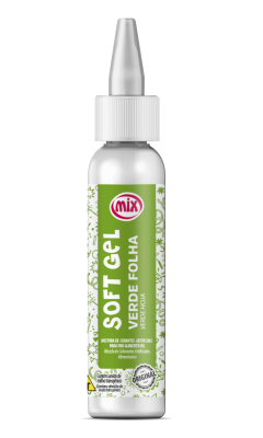 Corante Alim Softgel Mix Verde Folha 06x25g