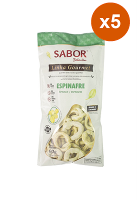 ROSCA DE POLVILHO SABOR ESPINAFRE 5X60g