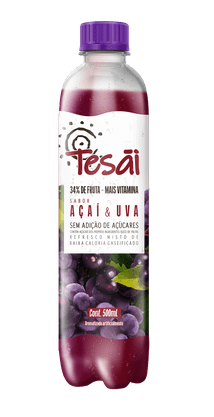 Bebida Tesai Of Uva e Açai 12x500 ml
