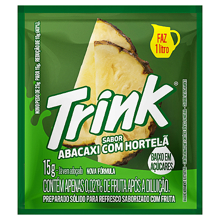 REFRESCO TRINK ABACAXI  HORTELA 15X15g
