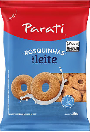 Biscoito Rosca Parati Leite 8x250g