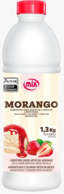 Cobertura Sorvetes Mix Morango 1,3kg