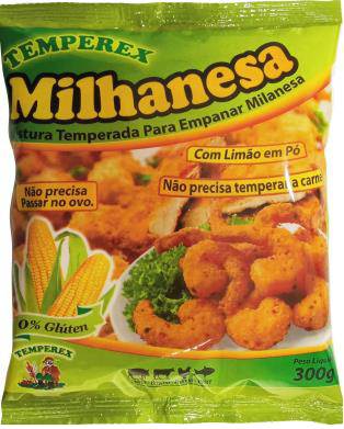 Mistura Temperada P/ Empanar Milhanesa Temperex 5x300g