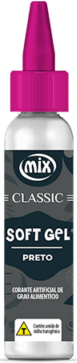 Corante Softgel Classic Preto 6x25g