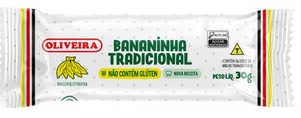 Bananinha Oliveira tradicional 24x30g