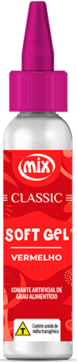 Corante Softgel Classic Vermelho 6x25g