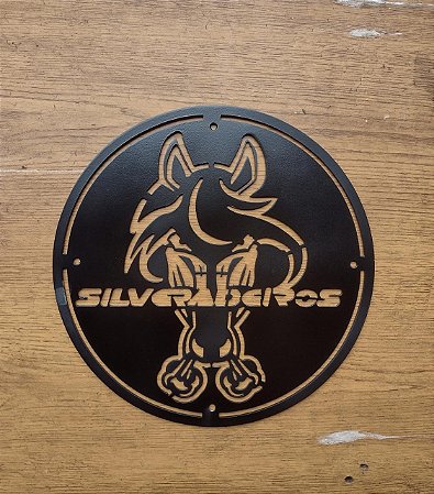Placa Decorativa Silveradeiros em Aço