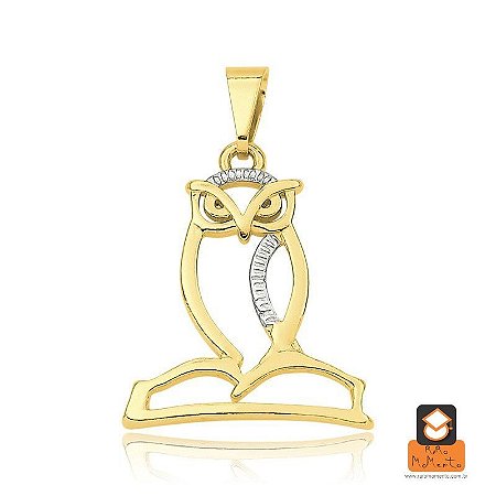 Colar Pedagogia  - Folheado a Ouro e prata