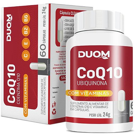 Coenzima Q10 + Vitaminas 60 caps Duom