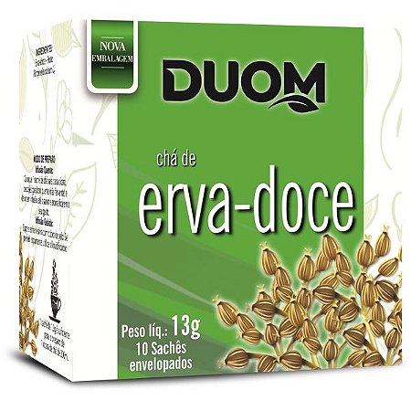 Chá de Erva Doce 10 sachês Duom