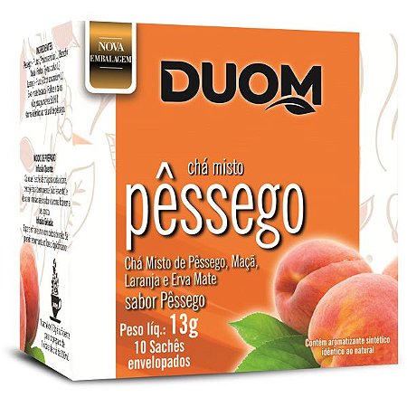 Ch de P ssego com Ma 10 sach s Duom Loja Virtual de Produtos