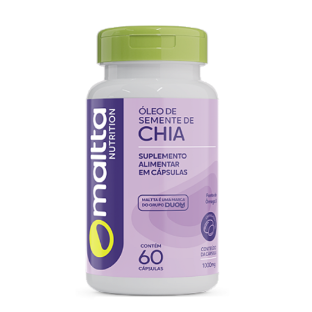 Óleo de Chia 1000mg 60caps Maltta