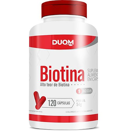 Biotina (1 ao dia) 120caps Duom