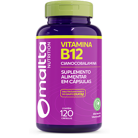Vitamina B12 (1 ao dia) 120caps Maltta