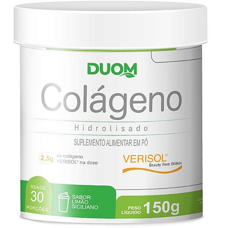 Colágeno Verisol 150g Sabor Limão Siciliano Duom