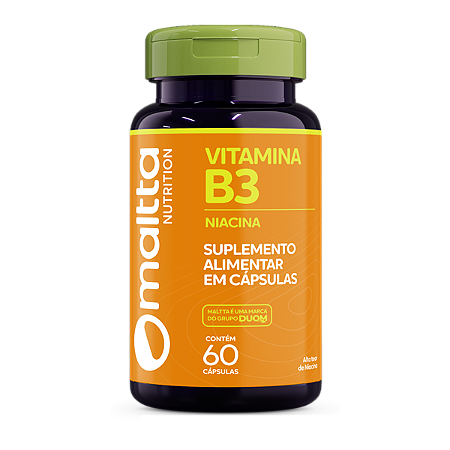 Vitamina B3 Niacina 60caps Maltta