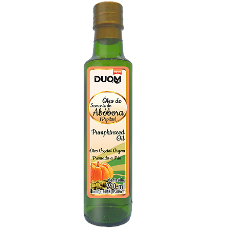 Óleo de Semente de Abóbora Prensado a Frio 250ml Duom