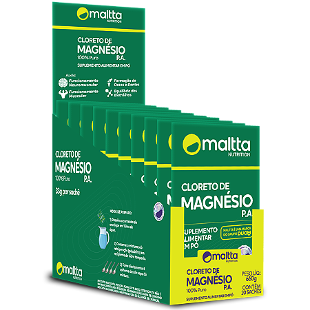 Sachê Cloreto de Magnésio PA Display 20un Maltta