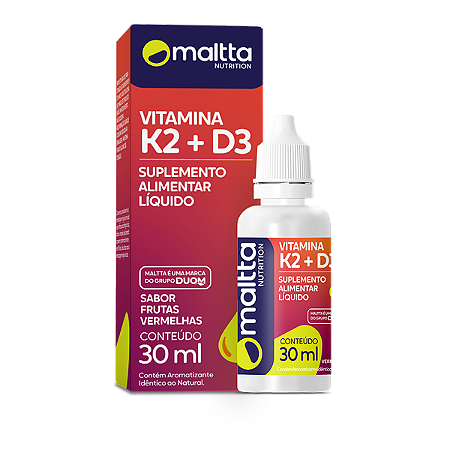 Vitamina K2+D3 Em Gotas 30ml Maltta