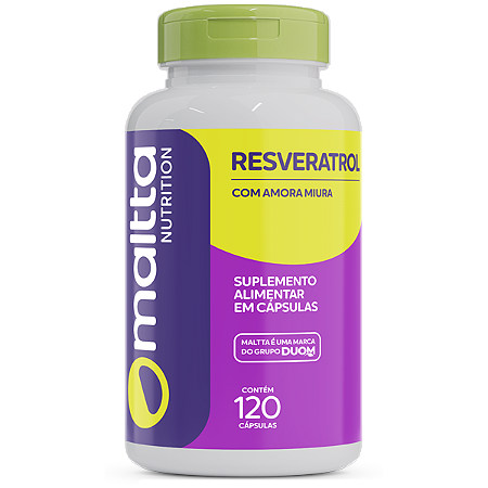 Resveratrol Com Amora Miura 120caps Maltta