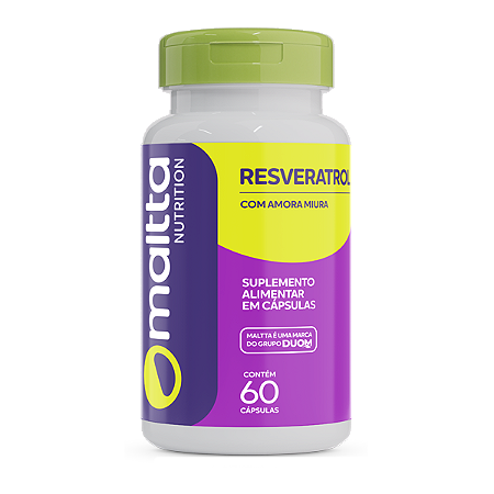 Resveratrol Com Amora Miura 60caps Maltta