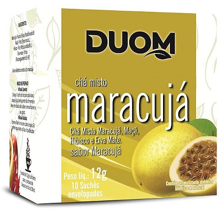 Ch de Maracuj 10 sach s Duom Loja Virtual de Produtos Naturais