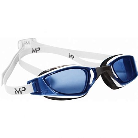 Óculos de Natação Michael Phelps XCeed Branco e Preto com Lente Azul