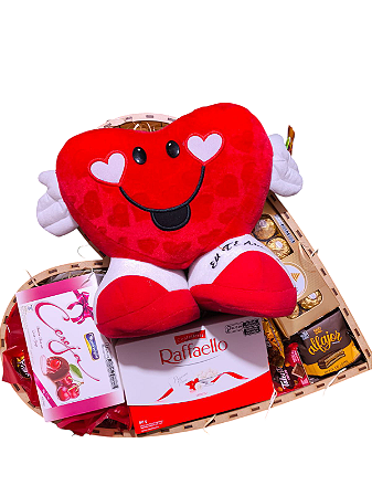 Coração Madeira Love