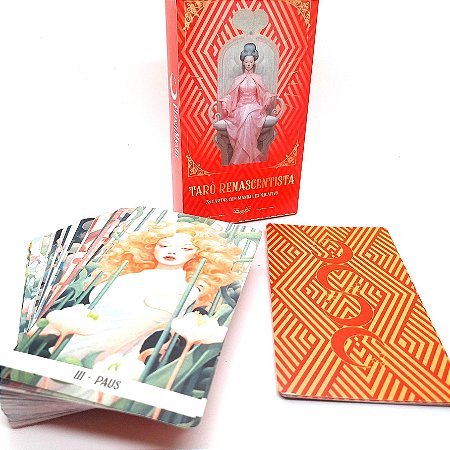 Tarô de Marselha Renascentista 78 Cartas Lindas Ilustrações