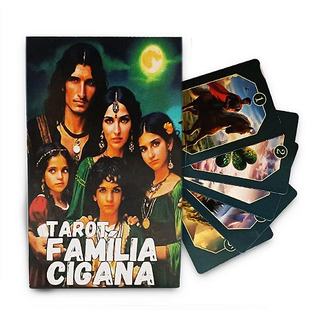 Baralho Tarô Ajuda Espiritual Família Cigana 36 cartas