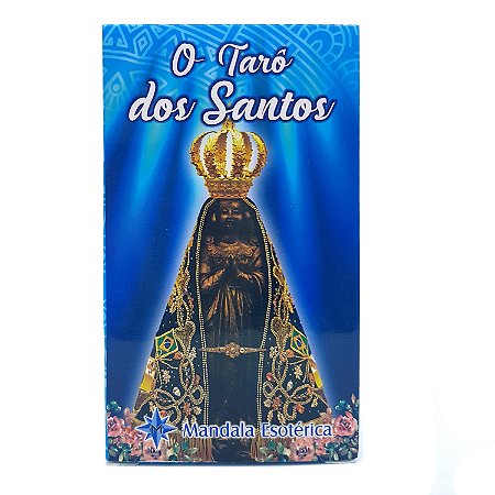 Baralho de Tarô dos Santos com Manual Cartas Plastificadas