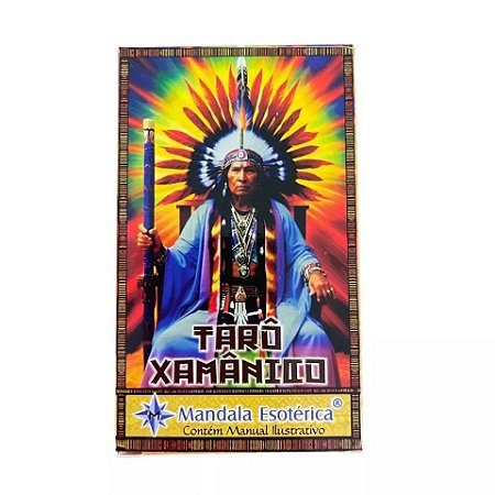 Baralho Tarô Clássico Xamânico Ed Luxo c/ Manual 78 Cartas