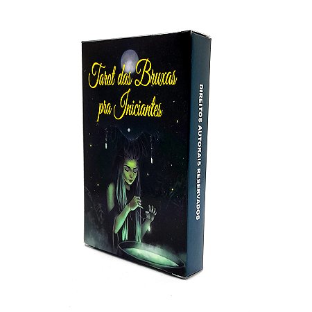 Tarô das Bruxas para Iniciantes 22 cartas autoexplicativas