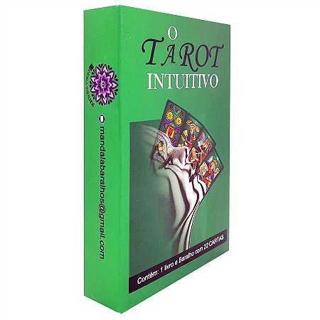 Baralho Tarô O Intuitivo 22 Cartas com Manual Fácil