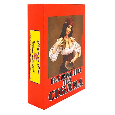 Baralho Tarô da Cigana Baralho da Cigana 36 Cartas e Manual