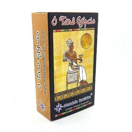 Baralho Tarô Egípcio Mitologia Egípcia 78 Cartas Com Manual