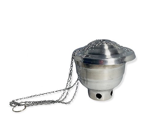 Turibulo Sacro Defumador Divino Metal Defumacao Correntes 9