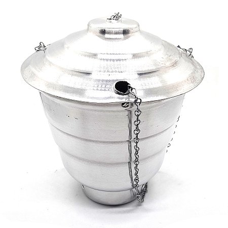 Turíbulo Sacro Defumador Divino Metal Defumação Correntes 18