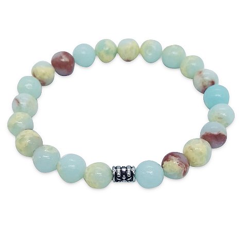 Pulseira  de Pedras Naturais Jasper Imperial