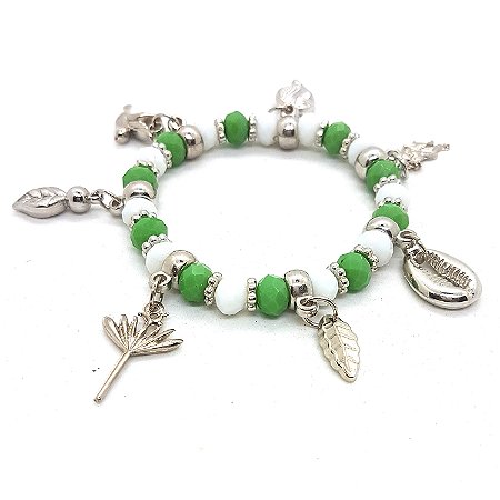 Pulseira Ossain Orixás Umbanda Candomblé Ajustável