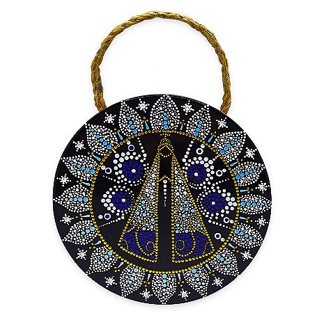 Enfeite de Parede Porcelana Nossa Senhora Aparecida Mandala