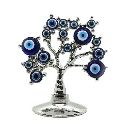 Enfeite Decorativo Árvore Olho Grego 17 x 16 cm Tráz Sorte