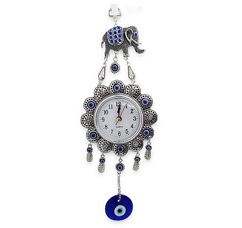 Relogio Mobile Olho Grego Tira Mau Olhado Modelo Elefante