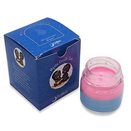 Vela Erês Aromática Orixá Parafina Coco Mystic Candle 30g