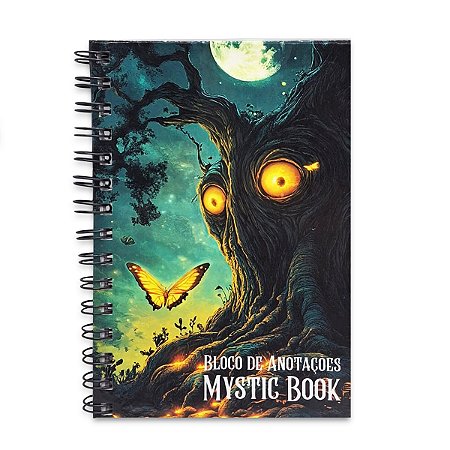 Caderno Agenda Bloco de Anotações Mystic Book 50 Folhas