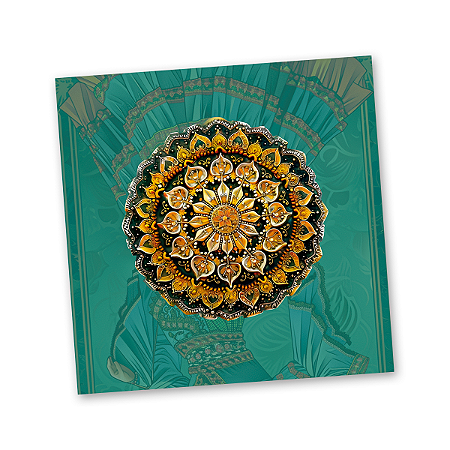 Toalha de Tarô Mandala Força Cigana 70cm
